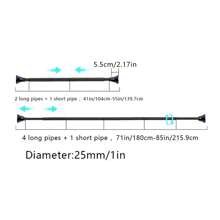 1pc Creative Antique Brass Horn-Shaped Minimalist Cast Iron Metal Waterproof & Rustproof Shower Curtain Rod, Can Hold Weight 45-85 Inches Long Home Bathroom Decor Summer Bathroom Accessories Back To School - Bronze - View 6