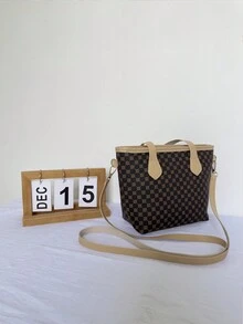 大容量、輕量、商務休閒 1 件幾何粉紅色腕帶,帶拉鍊和斜背帶,適合女士,可用於手機、旅行、戶外、學校、圖書館、大學生、青少年、女孩、高中生和老年人適合青少年女孩、女大學生、菜鳥和白領,非常適合辦公室、工作、商務、通勤