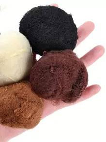 20 piezas de Redecillas de cabello ultraligeras y casi invisibles de color marrón claro, cubrecolas para azafatas, enfermeras, baile, redecillas elásticas para el cabello, sujetadores de cola de caballo, bandas elásticas para el cabello, scrunchies, cuerda para el cabello, colas de caballo elásticas
