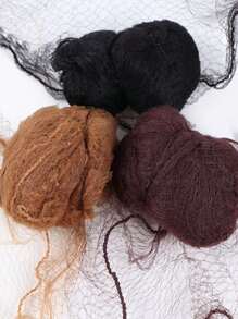 20 piezas de Redecillas de cabello ultraligeras y casi invisibles de color marrón claro, cubrecolas para azafatas, enfermeras, baile, redecillas elásticas para el cabello, sujetadores de cola de caballo, bandas elásticas para el cabello, scrunchies, cuerda para el cabello, colas de caballo elásticas