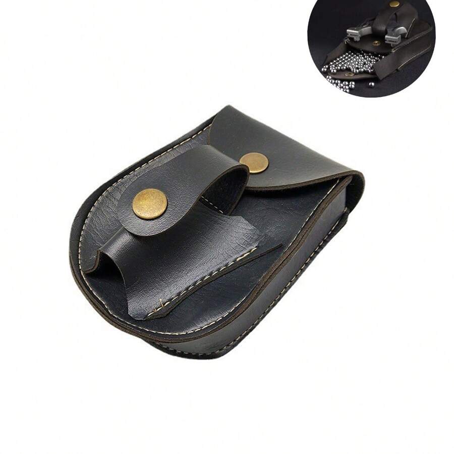 1 件戶外彈弓鋼球一體包,便攜式彈弓包,傳統彈弓,多功能 - 黑色 - 查看 1