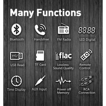 Car Stereo Mp3 Player 1 Din With Bluetooth And Auxiliary For Car 5208E - Black - View 2