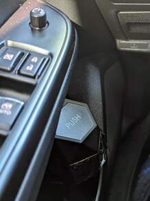 6 卷 * 15 件一次性垃圾袋適用於汽車垃圾桶、收納盒 - 黑色 - 查看 6