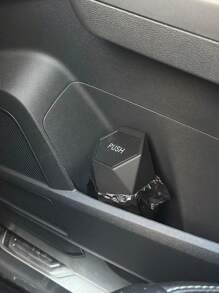 6 卷 * 15 件一次性垃圾袋適用於汽車垃圾桶、收納盒 - 黑色 - 查看 7