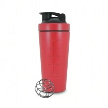 Shaker Proteina Vaso Shaker Acero Inoxidable Gym 750ml - Rojo - Ver 1