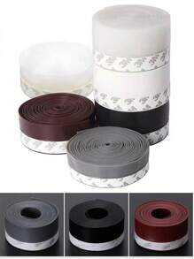 1入自粘硅膠門窗密封條,隔音,防塵,節能省水 - 灰色 - 查看 4