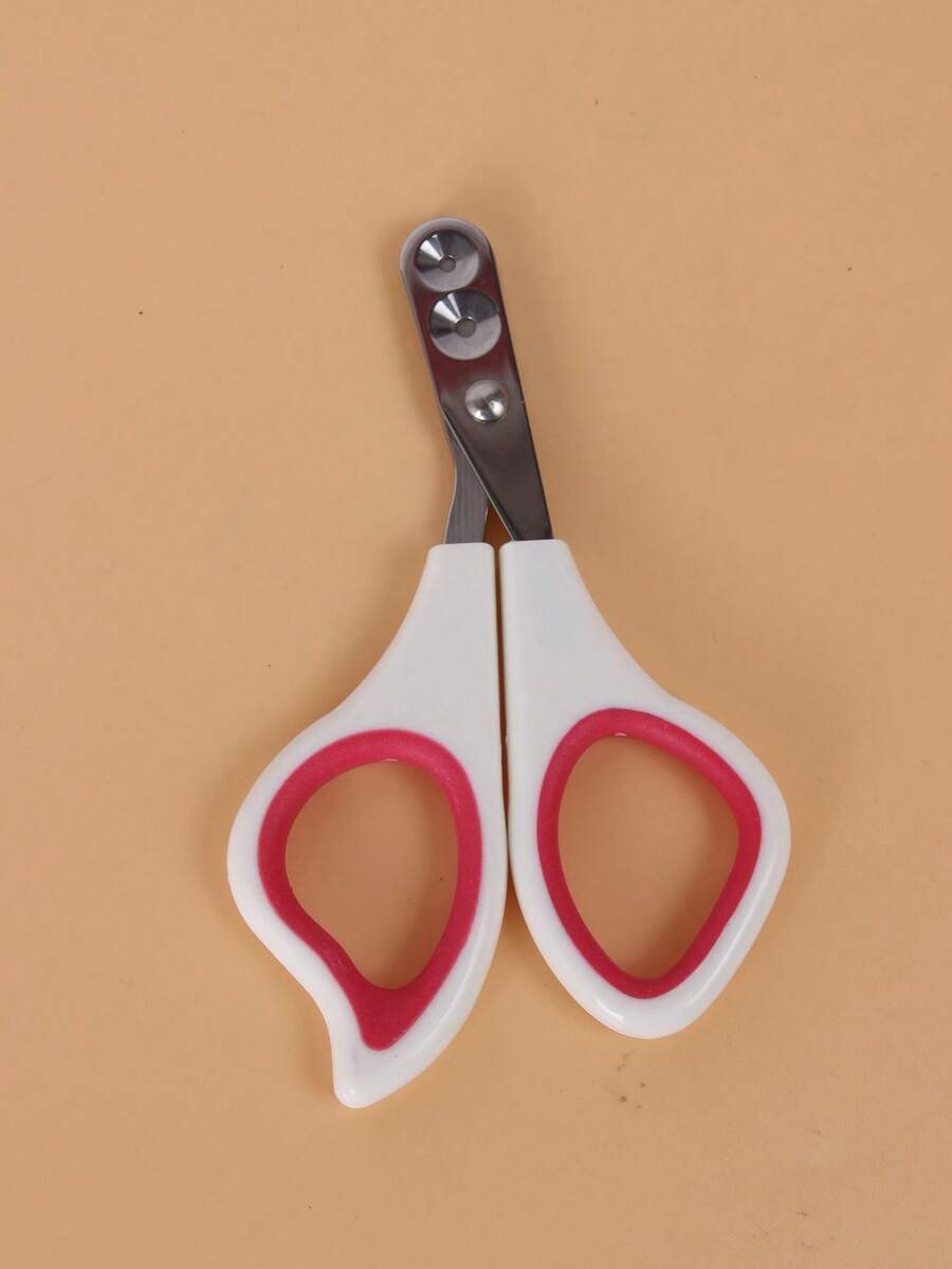 New Arrival Pet Nail Clippers Double Hole Design - Pink - View 1