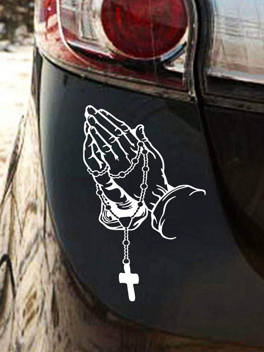 Road Rage Premium Vehicle Decals - Praying Hands & Sticker Graphic ...