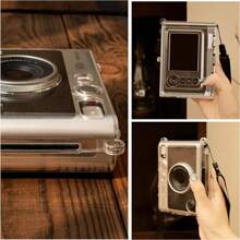 Mini Evo Case - PC  Protective Clear Camera Case - Mini EVO Hard Carrying Case Cover With Shoulder Strap