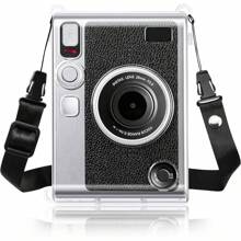 Mini Evo Case - PC  Protective Clear Camera Case - Mini EVO Hard Carrying Case Cover With Shoulder Strap