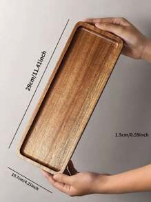 相思木托盤 - 黃色 - 查看 1