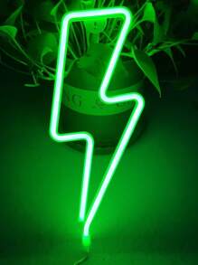 Neon Lightning Shape Light - Yellow - View 6
