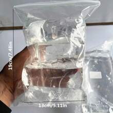 1個500g自製手工香薰蠟燭果凍蠟燭水晶杯 - 透明 - 查看 7