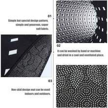 長方形蓬鬆地毯3d格子地毯視覺錯覺地毯3d地毯地墊防滑門墊客廳用地毯餐廳用地毯卧室用地毯廚房用矩形地毯蓬鬆地毯(多種尺寸可選) - 黑與白 - 查看 6