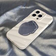 可愛女孩鏡面手機殼,白色,適用於iphone 15 / 15pro / 15promax / 14/13/12/11 / Xs Max系列,手機保護殼 - 可愛女生鏡子手機殼 白色 - 查看 4