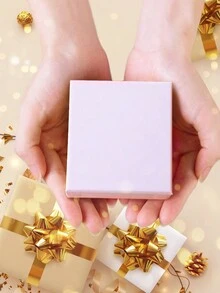 2入組浪漫婚約結婚戒指立方氧化鋯永恆戒指手工純銀戒指,附贈禮品盒,適合作為紀念日禮物或情人節禮物,送給妻子的精品珠寶禮物(禮盒顏色隨機發送) - 玫瑰金 - 查看 4