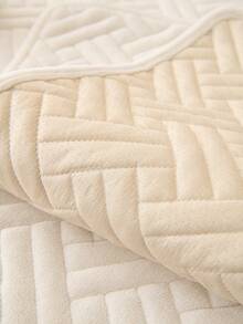 1只刷毛通用沙發墊,現代極簡風格防滑沙發墊,適用於l型沙發和1/2/3/4座椅沙發的客廳沙發保護套 - 米白 - 查看 4