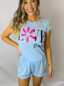Women Pajama Sets - 彩色 - 查看 4
