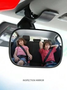 汽車嬰兒觀察鏡和兒童後照鏡 - 黑色 - 查看 2