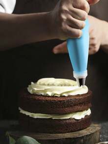 207pcs Cake Turntable Decorating Stand Cream Piping Baking Tool Set - Multicolor - View 2