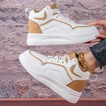 2023全新時尚女裝戶外皮鞋防水防滑耐磨防臭舒適輕便籃球鞋 - 彩色 - 查看 2