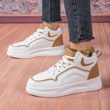 2023全新時尚女裝戶外皮鞋防水防滑耐磨防臭舒適輕便籃球鞋 - 彩色 - 查看 1