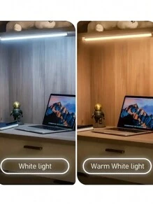 1入櫥櫃下方的燈,無線感應led條燈,led長感應燈,可充電磁吸夜燈,適用於走廊廚櫃樓梯走廊衣櫃家居房間裝飾 - 白光 - 查看 6