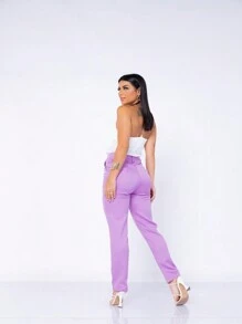 Women Pants - Lila Púrpura - Ver 2