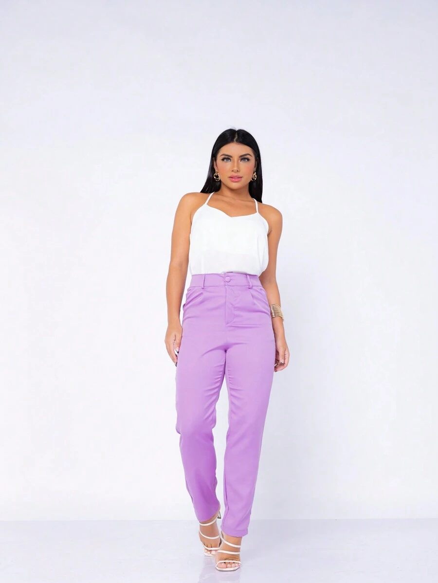 Women Pants - Lila Púrpura - Ver 1