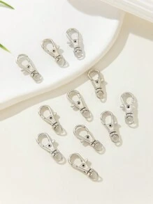 11 cái Cổ điển Đa chức năng Màu bạc Kim loại Móc chìa khóa Thích hợp Đối với Làm Móc khóa , Đồ trang sức , Túi xách Và DIY Phụ kiện - Bạc - Xem 2