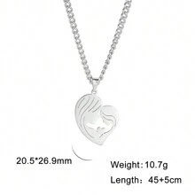 1 Miếng Của phụ nữ Thép không gỉ Mẹ & Em bé & Có thai Mẹ Dây chuyền , Tuyệt vời Qủa tặng Đối với Ngày lễ Mẹ Và Ngày lễ Tạ Ơn - loạt phim mẹ - Xem 36