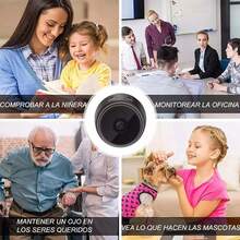 Camara Espia WiFi Oculta, 1080P HD Detección de Movimiento con Visión Nocturna Mini Cámara Espía, Soporta Grabación Cíclica, Múltiples Usuarios, Reproducción Remota, para Interior, Hogar y Oficina - Negro - Ver 7