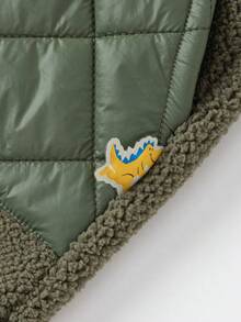 Balabala 少女保暖羊毛衬里運動長褲 - 軍綠色 - 查看 5