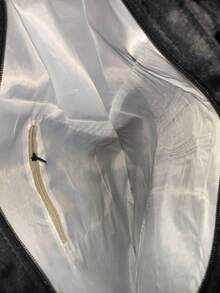 1pc Large Capacity Fashionable Lovely Grapefruit Printed Solid Color Handbag Suitable For Women's Daily Use - Black - View 6