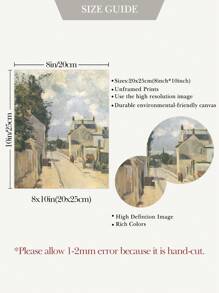 9 Retro Phong cảnh Treo tranh In hoa Nghệ thuật trừu tượng Bức tranh Nhà nông Hoa In Trái cây Chanh tranh sơn dầu Áp phích Tiếng Pháp Quốc gia Rustic Treo tranh Bắc Âu Áp phích Phòng khách Trang trí Khung trang trí - Nhiều màu - Xem 6