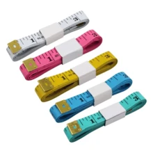 1pc Random Color Modern Sewing Tape Measure, Double Sided Soft Measure For DIY Sewing - Multicolor - View 3