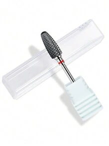 Misscheering 1 件装美甲黑色陶瓷磨头，多种规格，子弹形打磨抛光工具，美甲用品，打磨机配件，适合日常居家使用或美甲 DIY 使用，美甲用品，美甲工具，美甲工具，返校，指甲，按压指甲用美甲工具 - 紅色 - 查看 6