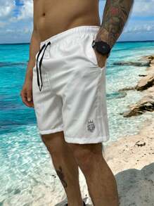 Men Shorts - trắng - Xem 2