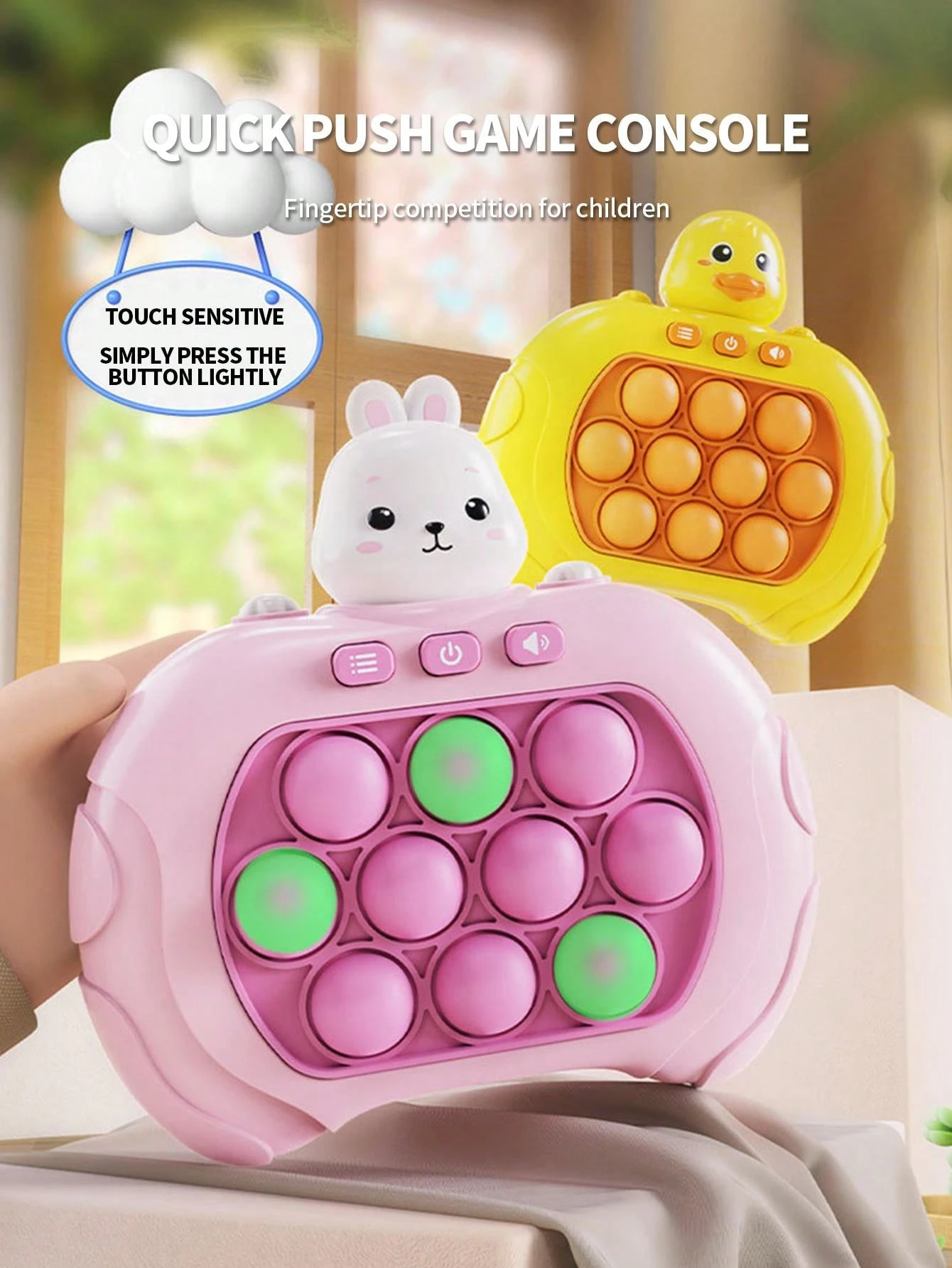 Fidget Go Machine Machine Machine À Jeu Portative De Jouet De Fidget, Jeux De Bulles Poussant Des ...