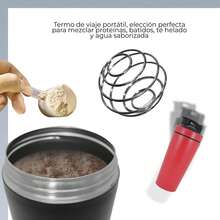 Shaker Proteina Vaso Shaker Acero Inoxidable Gym 750ml - Rojo - Ver 4