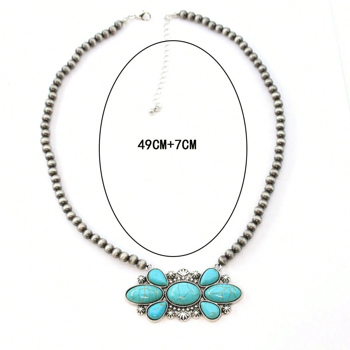 Collier avec gouttes de couleurs (Neuf avec emballage d'origine) à