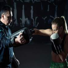 Boxing Target Pad, Sanda Foot Target Pad, Taekwondo Foot Target Pad, Boxing Hand Target Pad - Black - View 5