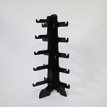 5pcs/color Transparent Plastic Eyeglass, Sunglass, And Prescription Eyewear Display Holder, Countertop Display Stand - Black - View 5