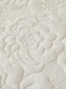 1 件毛絨刺繡沙發墊,溫暖沙發套花卉形狀刺繡工作保護沙發,寵物友好 - 白色 - 查看 6