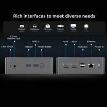 Bmax B4 迷你电脑英特尔® 处理器 N 95 / 16GB LPDDR4 RAM/512GB SSD 迷你台式电脑 WiFi5 / 2 端口 / 4 个 USB 端口/ 2.4GHz+5GHz 双频 WiFi / BT4.2 迷你电脑 - 美標插頭 - 查看 3