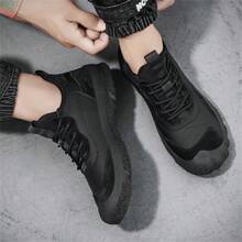 室內運動鞋男款跳繩鞋吸震跑步鞋訓練五指運動鞋 - 黑色 - 查看 7