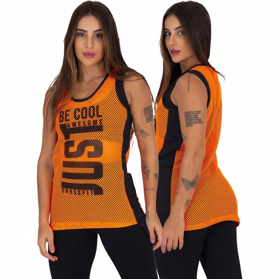Click Mais Bonita Women Basic Tops - Orange - View 1