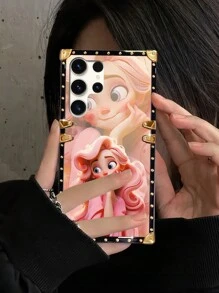 1 Ốp điện thoại hình chữ nhật chống sốc in hình nhân vật hoạt hình dễ thương tương thích với iPhone 7P/8Plus/16/16PLUS/16PRO/16PROMAX/XR/XSMAX/11/11Pro/11ProMax/12/12Pro/12ProMax/13/13Pro/13ProMax/14/14Pro/14Plus/14ProMax/15/15Pro/15Plus/15ProMax và Samsung Galaxy Z Flip3/Z Flip4 /S24FE/S23 FE/S20+/S20U/S21U/S22U/S23U/S24 Ultra 5G/Note20 Ultra/Note10+/A04E/A05/A12/A13 4G/A14/A15/A22/A23/A24/A25/A32/A33/A34/A52/A53/A54/A55/A72/A73 5G/OPPO A38/A18/A78 5G/A98/A79 5G/Realme C53/C55/Redmi Note12 Pro+ 5G/Note13 Y36 5G - Hồng - Xem 4