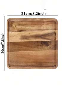 相思木托盤 - 黃色 - 查看 3