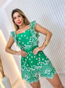 Women Jumpsuits - Green - View 1